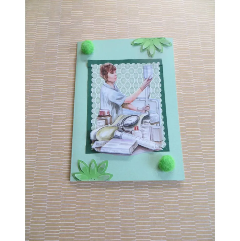 Geburtstagskarte Krankenschwester, Danksagung