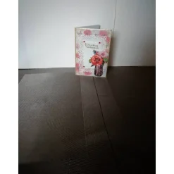 Geburtstagskarte mit Mohnblumen für eine Frau