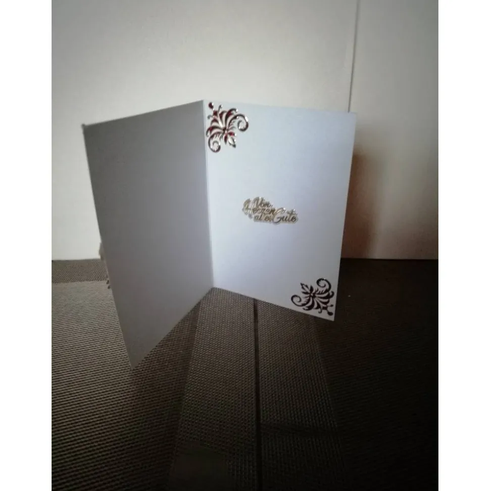 Geburtstagskarte mit Mohnblumen für eine Frau