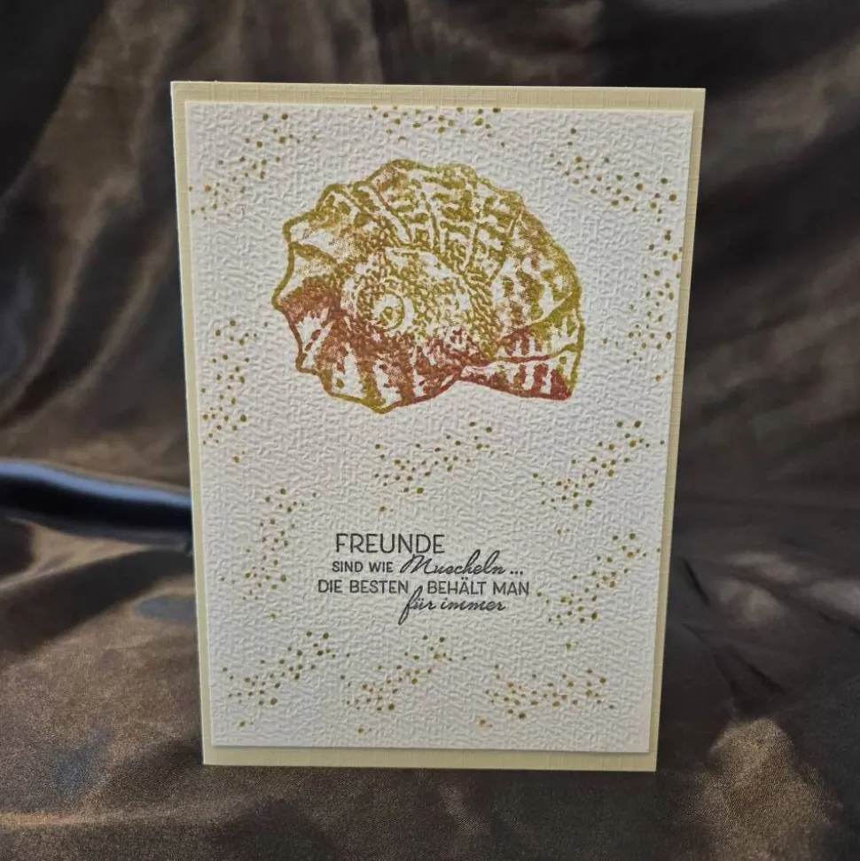 Geburtstagskarte Muschel / Freundschaftskarte / Karte Meeresmotiv / Grußkarten / Geburtstagskarte mit Muschelmotiv