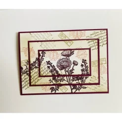 Geburtstagskarte Vintage Danke Freundschaft Individualisierbar Stampin up Handarbeit Unikat