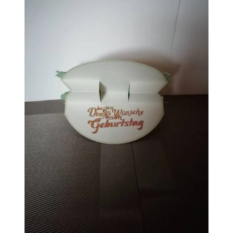 Geburtstagskarte zum 60 für eine Frau mit vielen kleinen Blumen