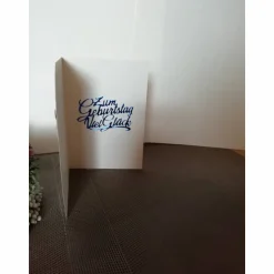 Geburtstagskarte zum 60. für eine Frau, Blumen