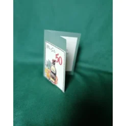 Geburtstagskarte zum 50 für einen Mann