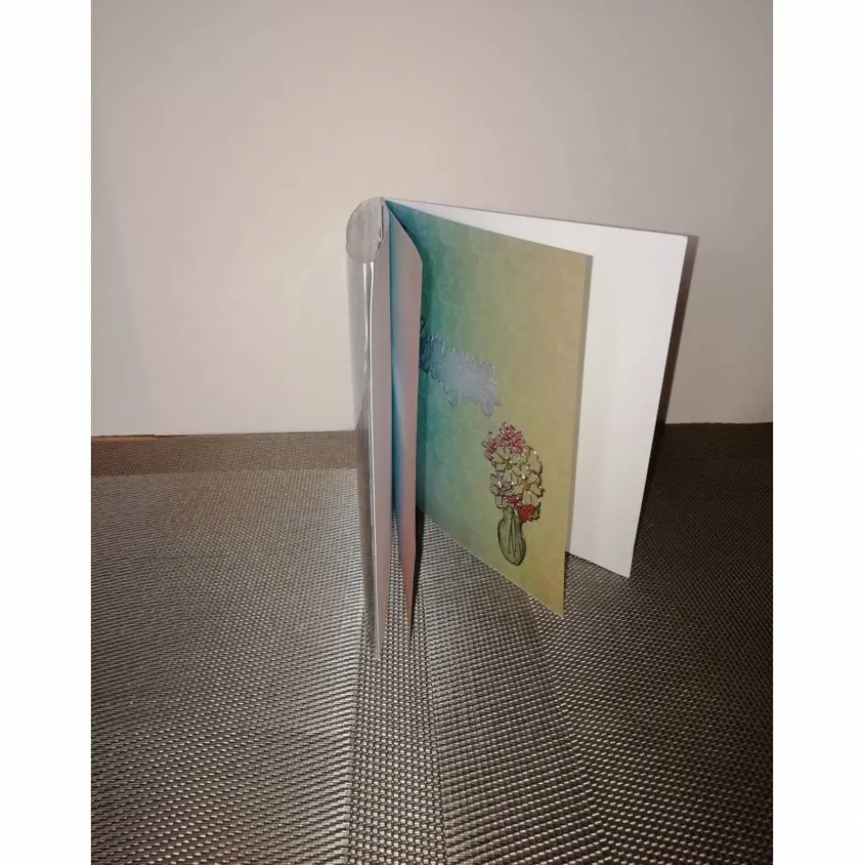 Geburtstagskarte zum 50, Frau, verspielt, Torte, Bunt