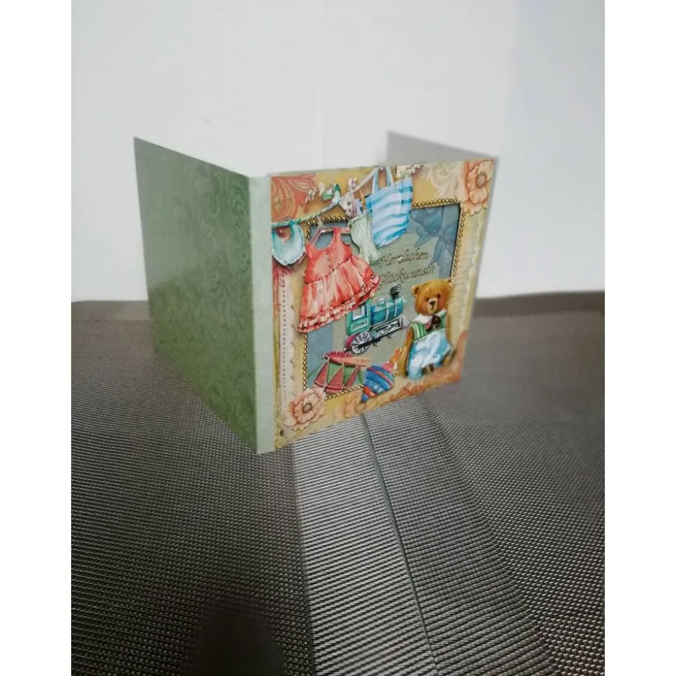 Geburtstagskarte zum 2 Geburtstag für Junge oder Mädchen