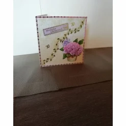 Geburtstagskarte zum 70.ten für eine Frau