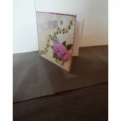 Geburtstagskarte zum 70.ten für eine Frau