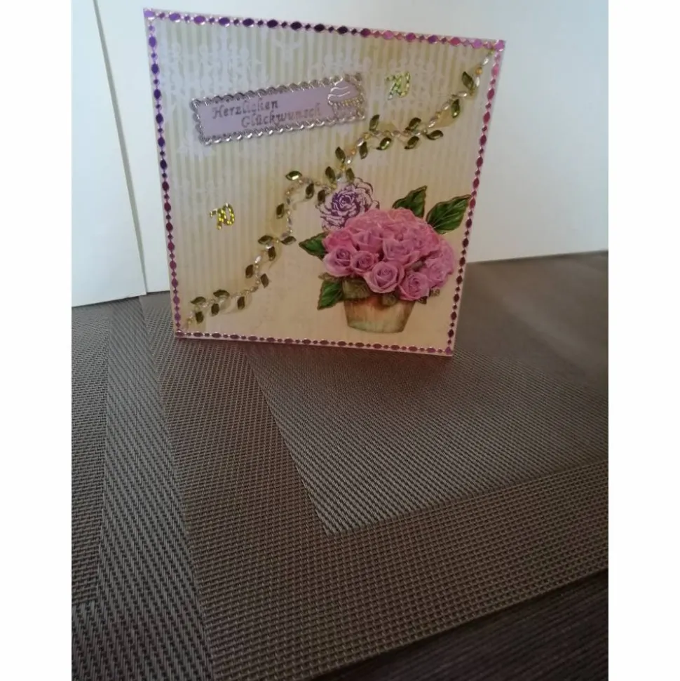 Geburtstagskarte zum 70.ten für eine Frau