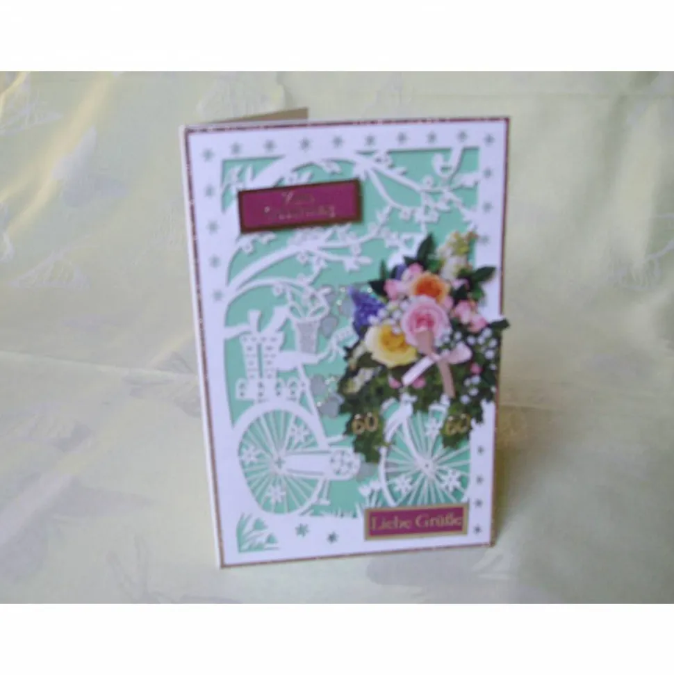 Geburtstagskarte zum 60.ten für eine Frau