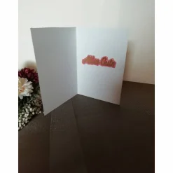 Geburtstagskarte zum 50.ten für eine Frau mit rosafarbenen Rosen