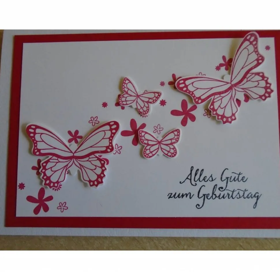 Geburtstagskarte,Glückwunschkarte Geburtstag, Grußkarte,Karte,Schmetterlinge,Schmetterlingskarte,Frau,Geburtstag