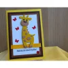 Geburtstagskarte,Kinderkarte,Giraffe