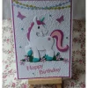Geburtstagskarte,Kinderkarte,Einhorn