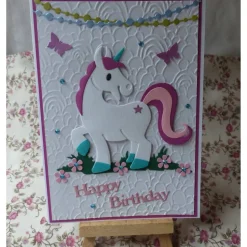 Geburtstagskarte,Kinderkarte,Einhorn