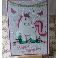 Geburtstagskarte,Kinderkarte,Einhorn