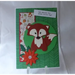Geburtstagskarte,Kinderkarte,Fuchs