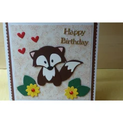 Geburtstagskarte,Kinderkarte,Fuchs