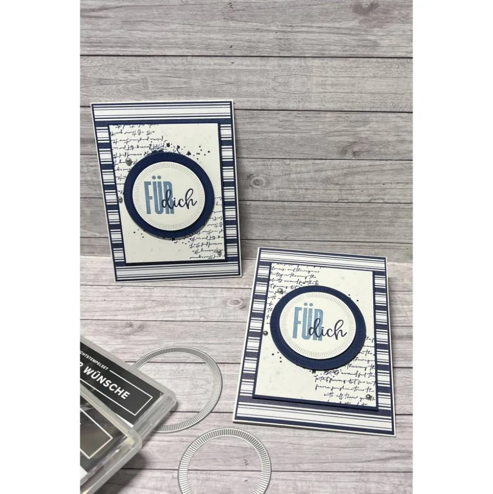 Geburtstagskarten „Für Dich“ Grußkarten Glückwunschkarten Geburtstag Männerkarten Männer blau Handmade Stampin‘ Up!
