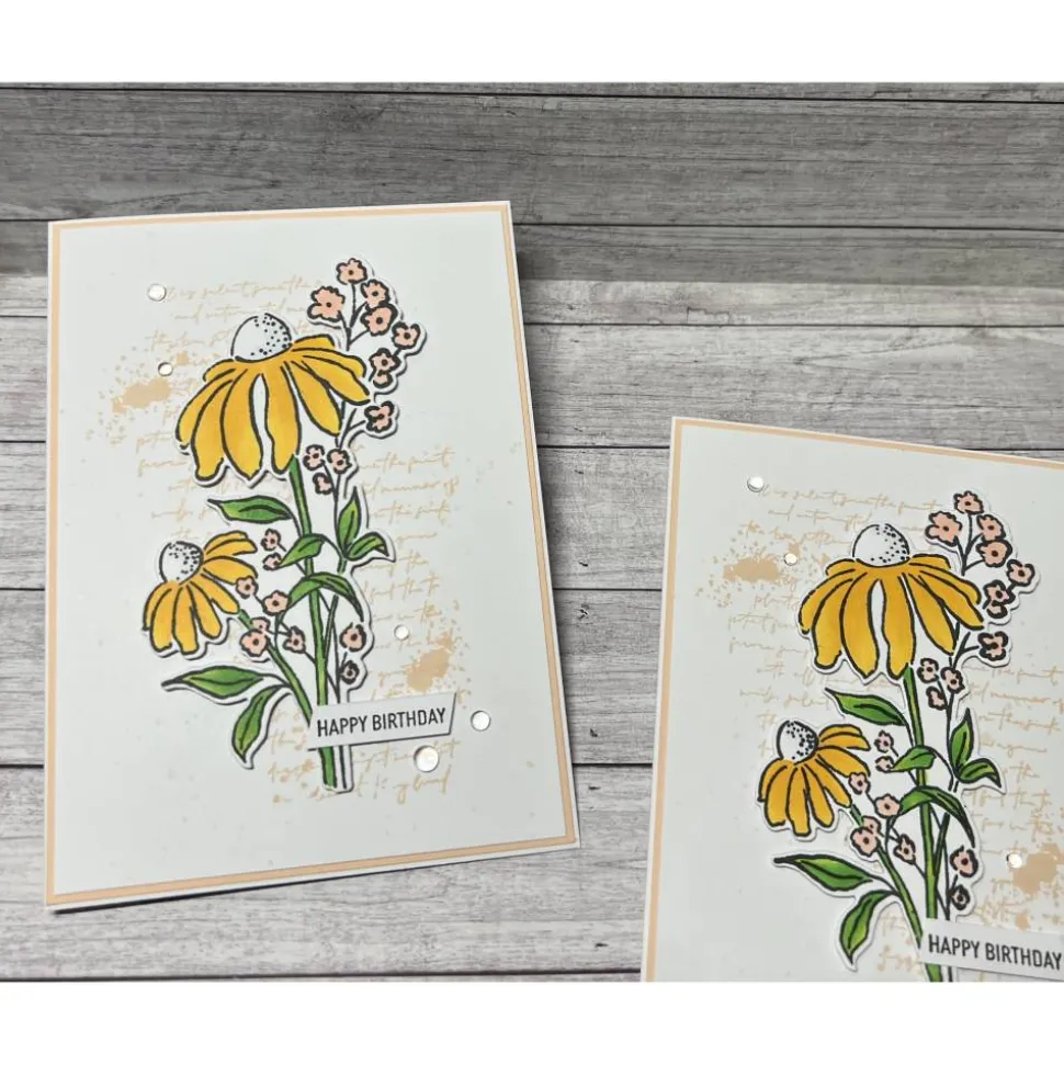 Geburtstagskarten „Happy Birthday“ Blumen Glückwunschkarten Grußkarten Karten Geburtstag Handmade Stampin‘ Up!