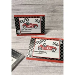 Geburtstagskarten „Happy Birthday“ Glückwunschkarte Grußkarte Karten Geburtstag Männer Kinder Rennauto Stampin‘ Up!