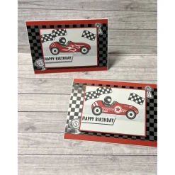 Geburtstagskarten „Happy Birthday“ Glückwunschkarte Grußkarte Karten Geburtstag Männer Kinder Rennauto Stampin‘ Up!
