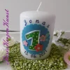 Geburtstagskerze 1. Geburtstag * Gastgeschenk * Mitgebsel * Tischkerzen * Tischdeko * Buben u. Mädchen