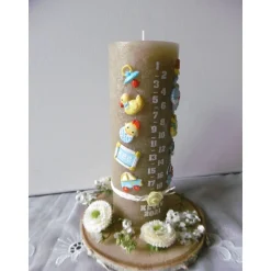 Geburtstagskerze * Lebenslicht * Lebenskerze * 1. Geburtstag * Taufe * Tischkerze * Tischdeko * Buben u. Mädchen