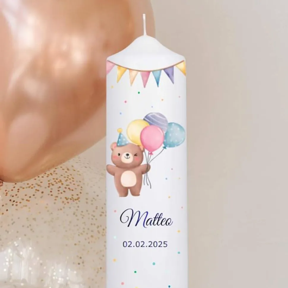 Geburtstagskerze Kinder,Geburtstag,Kerze Geburtskerze Kind,Lebenskerze,Kindergeburtstags,Einschulungskerze,Lichtkerze