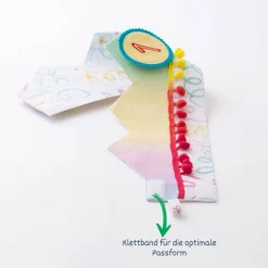 Geburtstagskrone Stoff, Krone für Kindergeburtstag, Krone mit Bommeln, Geburtstag, Geburtstagskrone Mädchen