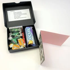 Geburtstagskuchen Bausatz – Handgemachte Geschenkverpackung 12x10x3 cm aus Tonkarton