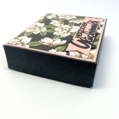 Geburtstagskuchen Bausatz – Handgemachte Geschenkverpackung 12x10x3 cm aus Tonkarton