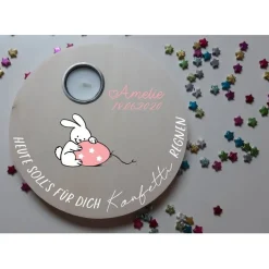 Geburtstagslicht | Geburtstagsbrett / Hase