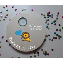 Geburtstagslicht | Geburtstagsbrett / Löwe