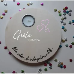 Geburtstagslicht | Geburtstagsbrett / Geburtstagskind / Herzen