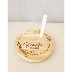 Geburtstagsteller Geburtstagskranz Geburtstagsscheibe Kerzenteller