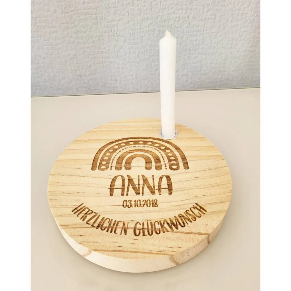 Geburtstagsteller Geburtstagskranz Geburtstagsscheibe Kerzenteller