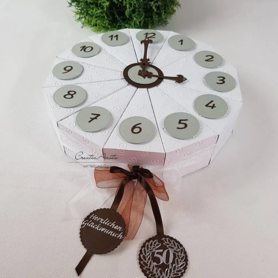 Geburtstagstorte Torte UHR Geldgeschenk Jubiläum