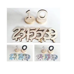 Geburtstagszahlen Steckzahlen 0-9