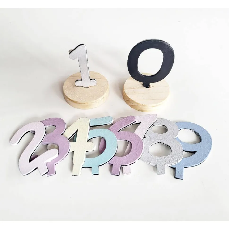 Geburtstagszahlen Steckzahlen 0-9