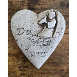 Gedenksteine mit Spruch - Grabschmuck - Zwei Varianten -