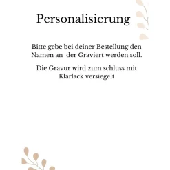 Gedenktafel/ Grabschmuck aus Schiefer, Baum, Personalisiert