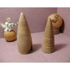 gedrechselter Holzbaum Holzbäumchen Baum Deko Weihnachtsdeko. Sterbender Baum aus Kirschbaum