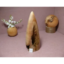 gedrechselter Holzbaum Holzbäumchen Baum Deko Weihnachtsdeko. Sterbender Baum aus Kirschbaum