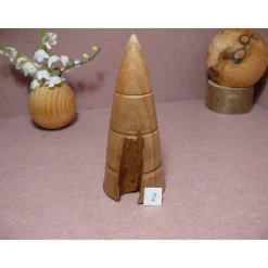 gedrechselter Holzbaum Holzbäumchen Baum Deko Weihnachtsdeko. Sterbender Baum aus Kirschbaum