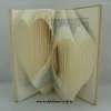 gefaltetes Buch "2 Herzen" als Geschenk, für Hochzeit / Jahrestag / Valentinstag / Geburtstag / Weihnachten
