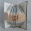 gefaltetes Buch "Danke" als Geschenk, z.B. für Geburtstag / Muttertag / Weihnachten