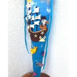 gefilzte Schultüte mit Piratenschiff und Seeräuber