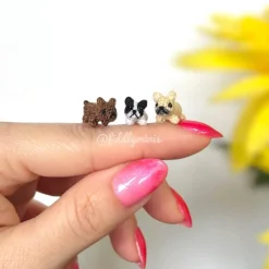 Gehäkelte Französische Miniatur Bulldoge - Perfektes Geschenk für Hundebesitzer und Hundeliebhaber