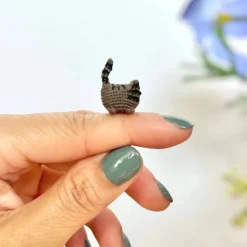 Gehäkelte Mini Katze - Perfektes Geschenk für Katzenbesitzer und Katzenliebhaber